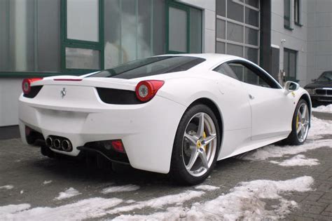 The ferrari 458 italia's pininfarina design provides further evidence of the complete departure from the past that this new car hails. alessi automobili: 2009 Ferrari 458 Italia White