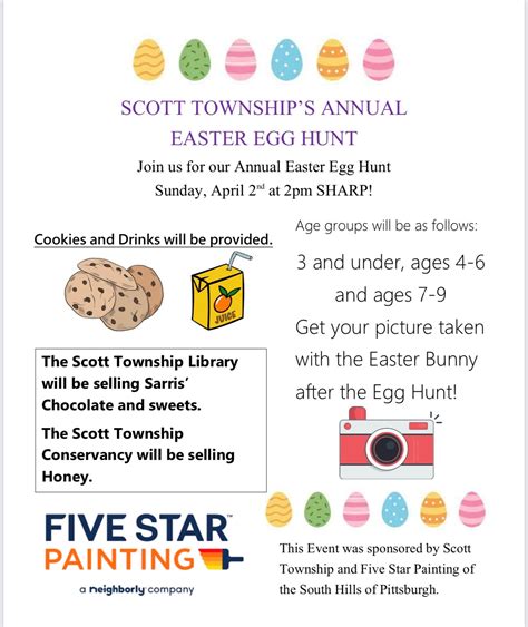 2023 Easter Egg Hunt Scott Township