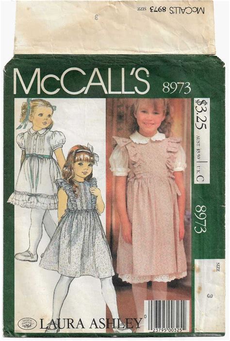 Girls Laura Ashley Jumper Blouse Petticoat Or Skirt Sewing Pattern