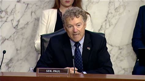 Sen Rand Paul Grills Hhs Sec Xavier Becerra Over Covid Rules You Sir Are The One Ignoring