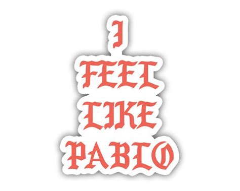 I Feel Like Pablo Kanye West The Life Of Pablo Album Cover Laptop Vinyl
