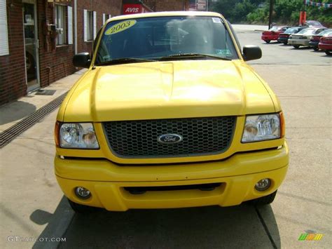 2003 Chrome Yellow Ford Ranger Edge Supercab 4x4 16684020 Photo 3