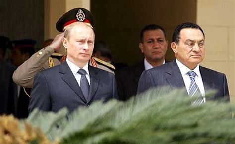 Vladimir Putin Held Talks With Egyptian President Hosni Mubarak • President Of Russia