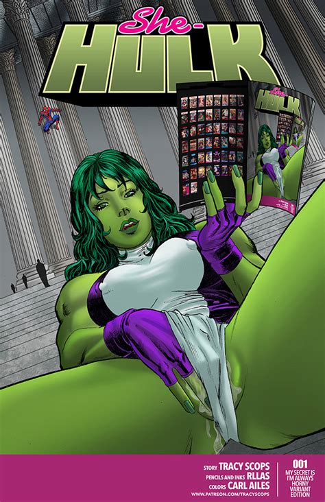 She Hulk Cover Preview By Tracyscops Hentai Foundry