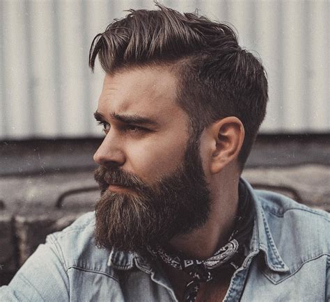 Mens Hairstyles With Beard Quiff Hairstyles Cool Mens Haircuts Men