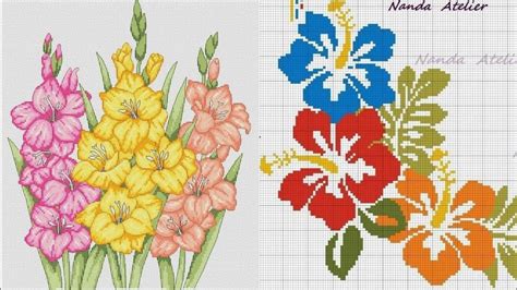 Outstanding And Wonderful Flower Cross Stitch Patterns Youtube