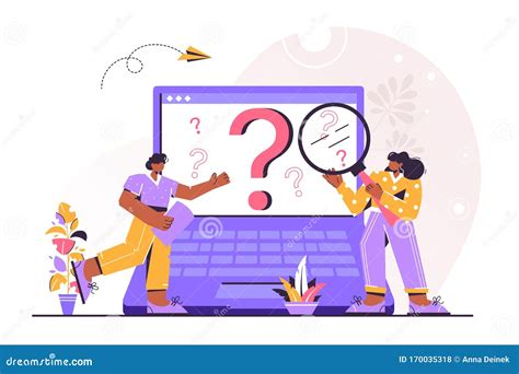Business People Asking Questions Stock Vector Illustration Of Answer