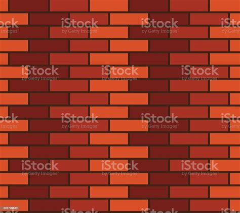 Brick Wall Seamless Texture Vector Stock Illustration Download Image