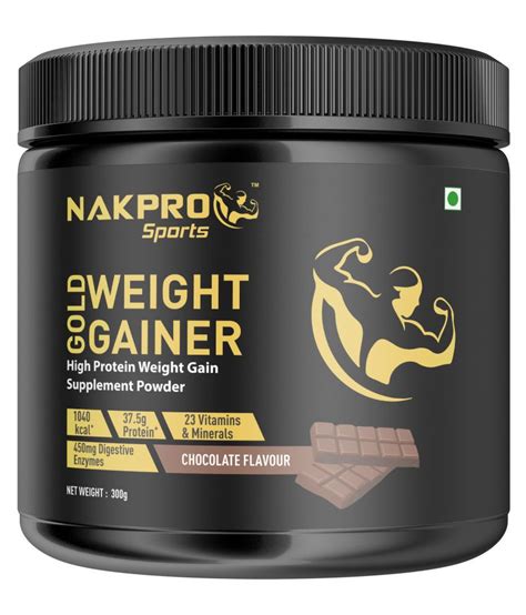 Nakpro Sports Gold Weight Gainer Protein Powder 300 Gm Weight Gainer