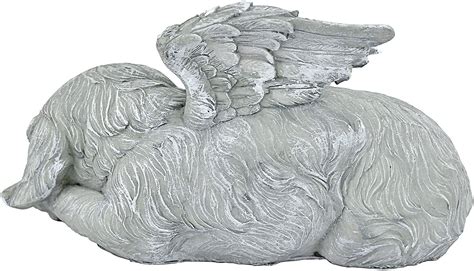 Design Toscano Dog Memorial Angel Pet Statue Stone