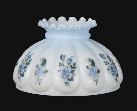 Check out our range of lamp shades and light shades. 10 Opal Melon Shade, Sapphire Roses Scene 03508 | B&P Lamp ...