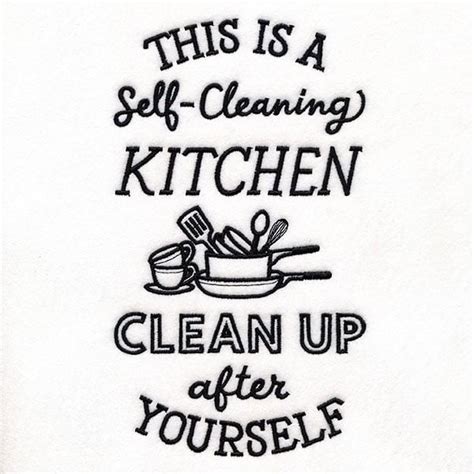 Self Cleaning Kitchen Clean Up After Yourself