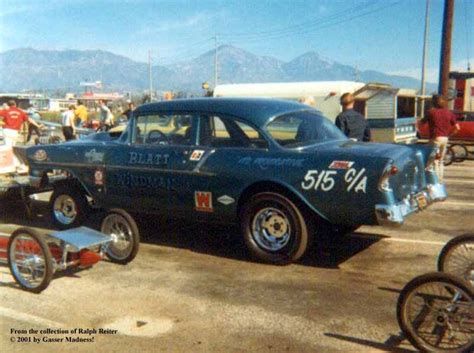 56 Chevy Gasser Gasser Madness Visitors Rides Ric Pannetons 56