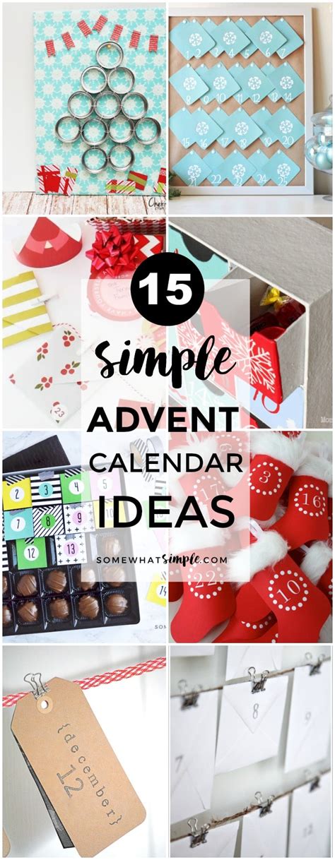 Maybe you would like to learn more about one of these? 12 DIY Christmas Advent Calendar Ideas | Somewhat Simple