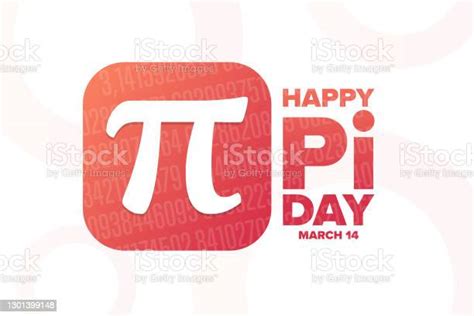 Happy National Pi Day March 14 Holiday Concept Template For Background