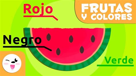 Aprende las frutas y sus colores Vocabulario para niños YouTube