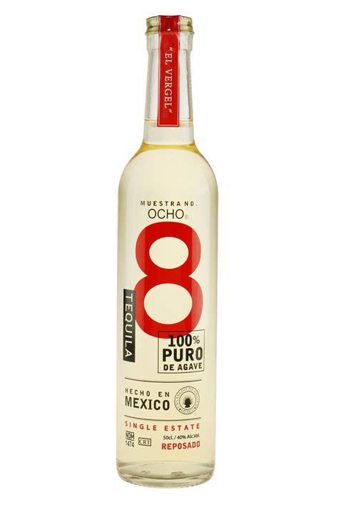 Ocho Tequila Reposado 2018 El Vergel 50 Cl 40 Tequila Vin Med