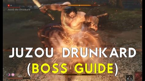 This page in our guide to sekiro: Sekiro - Juzou the Drunkard Fight (How to Kill Boss Guide) - YouTube