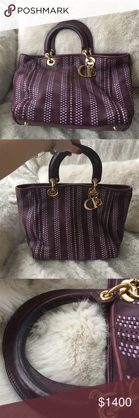 Dior price in malaysia march 2021. Lady Dior purple woven hand bag limited edition | Bags ...