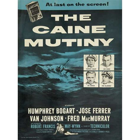 The Caine Mutiny Movie Poster Style E 27 X 40 1954 Walmart