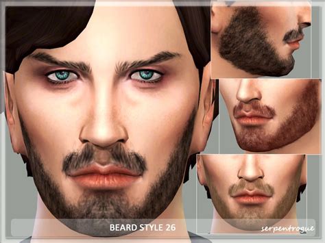 For Males Found In Tsr Category Sims 4 Facial Hair Beard Styles