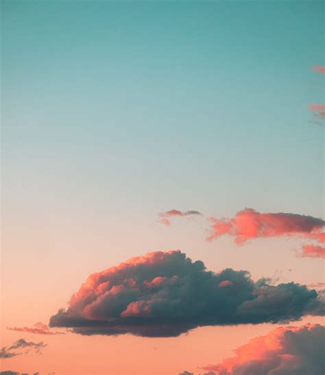 Clouds Sky Sunset Pink Hd Phone Wallpaper Peakpx