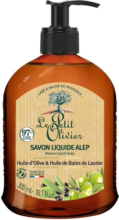 Le Petit Olivier Pure Aleppo Liquid Soap Jabón de manos líquido con aceite de oliva Makeup es