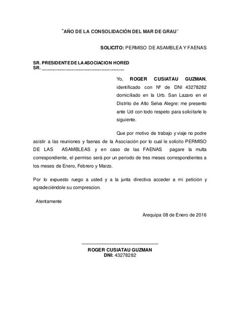 Solicitud De Permiso Laboral Ejemplos Formatos 2022 Images