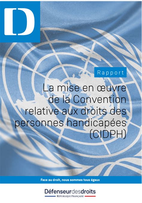 La Mise En œuvre De La Convention Relative Aux Droits Des Personnes Handicapées Cidph — Fnas Fo