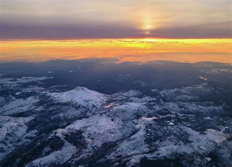 Mt Jefferson From The Air Photograph By Jason Judd Fine Art America