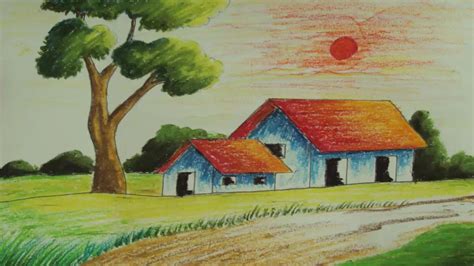 Pastel Painting How To Draw A Simple Landscape Episode 5 Youtube