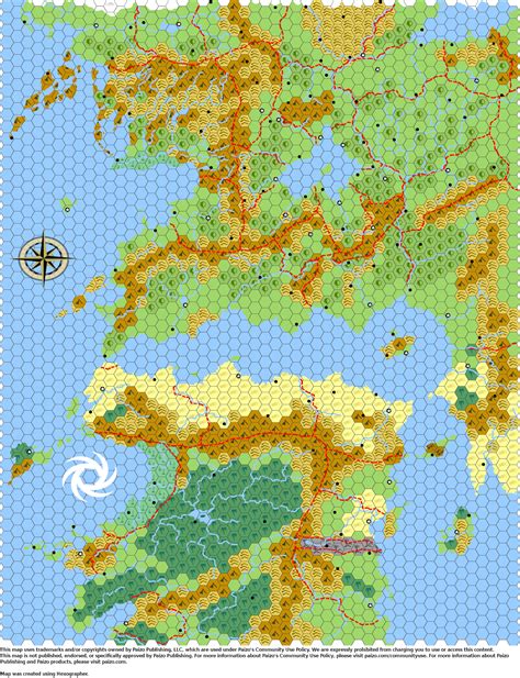 Forgotten Realms Hex Map
