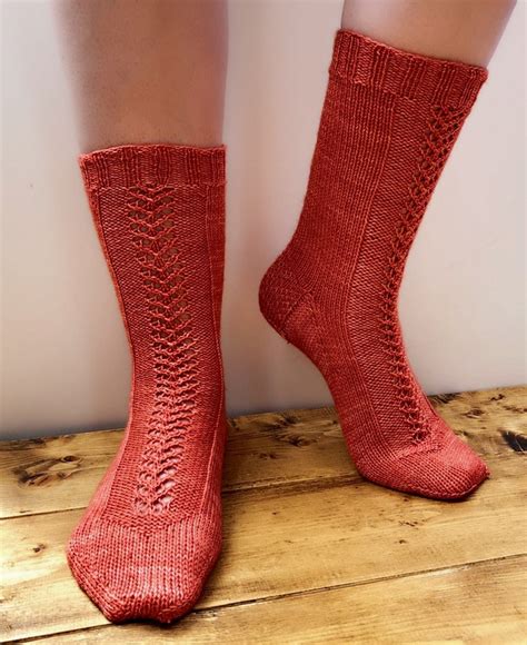 Easy Lace Sock Knitting Pattern Pdf Leadenhall Market Adult Etsy Uk