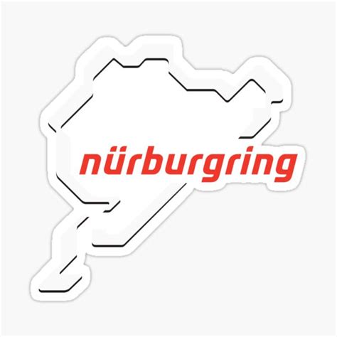 Nurburgring Logo Sticker By Remicoulombe Redbubble