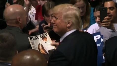Donald Trump Signs Playboy Magazine With Him On The Cover Cnnpolitics