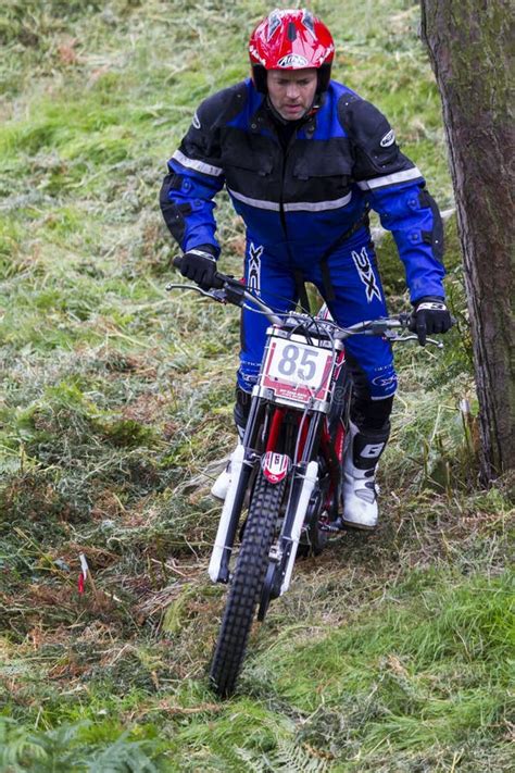 Motorcycle Trials Rider Editorial Stock Image Image Of Countryside