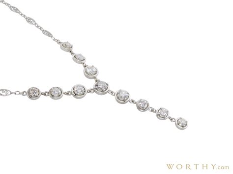Diamond Y Necklace Sold For 1285