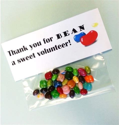 Thank You For Bean A Sweet Volunteer Concordia Vbs 2015 Volunteer
