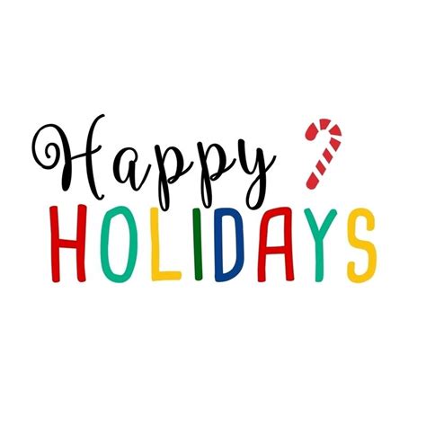 Happy Holidays Sign Printable