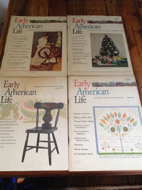Early American Life Magazine 1974 1990 English Architecture Etsy