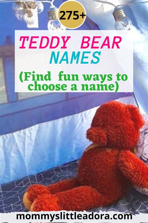 275top Teddy Bear Names Find Fun Ways To Choose A Name Cute Teddy