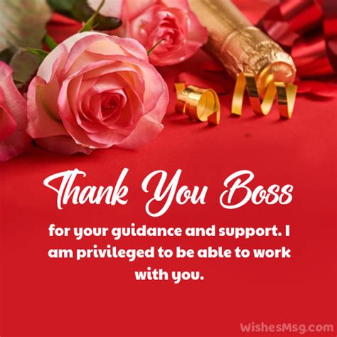 120 Thank You Messages For Boss Best Quotationswishes Greetings