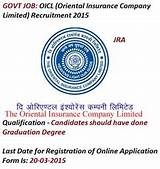 Images of Oriental Insurance Recruitment 2015