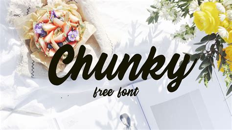 Chunky Free Font · Pinspiry