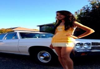 Girls Wearing Cheese As Dresses And Posing In Front Of Cars Gallery