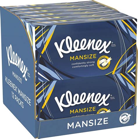 Kleenex Mansize Tissues 12 Box Pack 1080 Tissues Total Amazonae