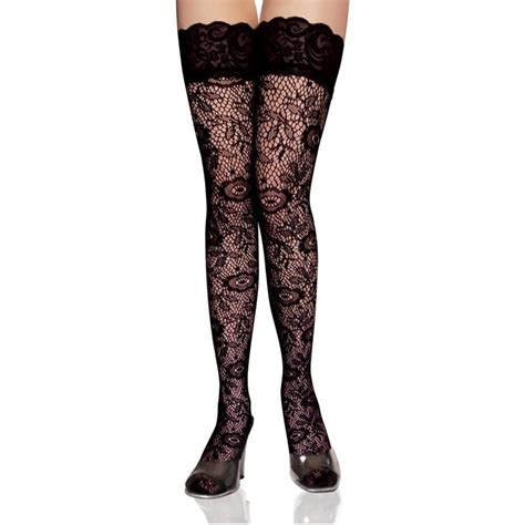 Thin Ultrathin Sexy Lace Women Color Tights Summer Stockings Lace Nylon Top Thigh High Ultra
