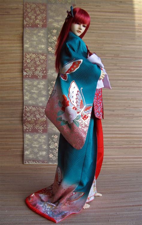 Real Things For Bjd Bjd Kimono Madame Butterfly Geisha Furisode