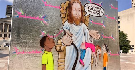 Images of the crucifixion of jesus, also known as the passion, are common in christian churches and around the easter holiday. 'Is this your Jesus?' Painting protests corporal ...