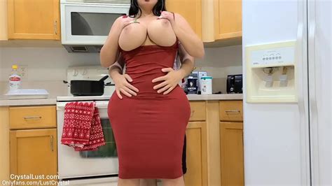 Vip Many Vids Max Big Ass Stepmom Fucks Her Stepson In The Kitchen After Seeing His Big
